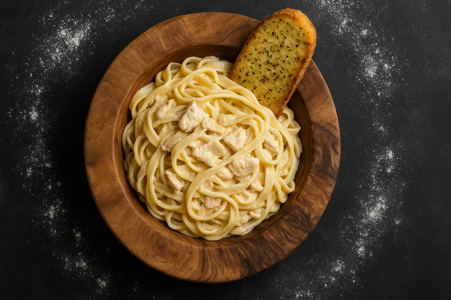 Fettuccine Alfredo with Chicken