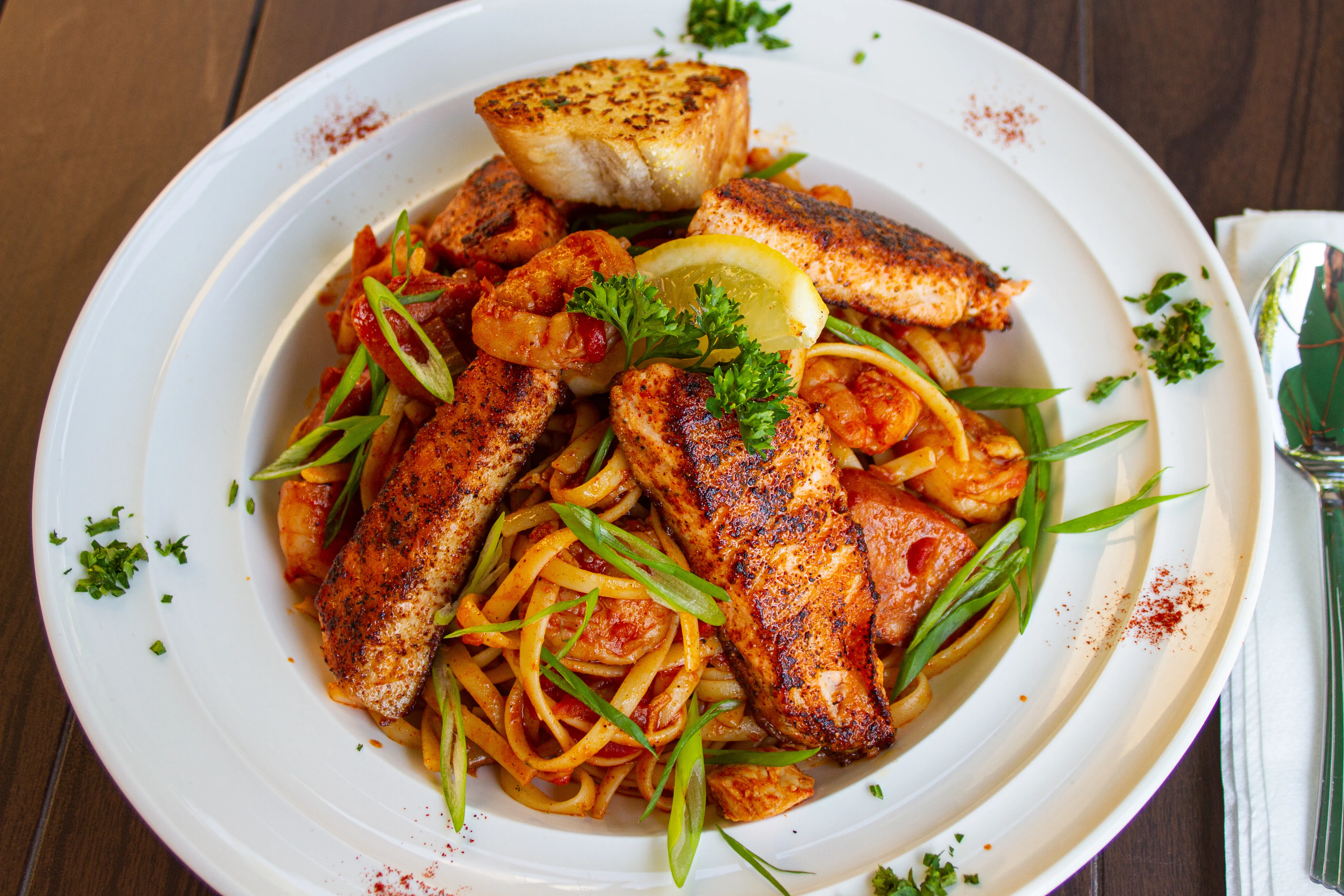 Jambalaya Linguine Pasta