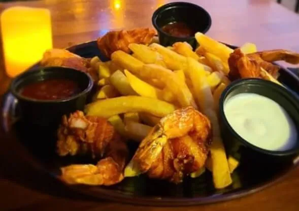 Bacon Wrapped Jumbo Shrimp