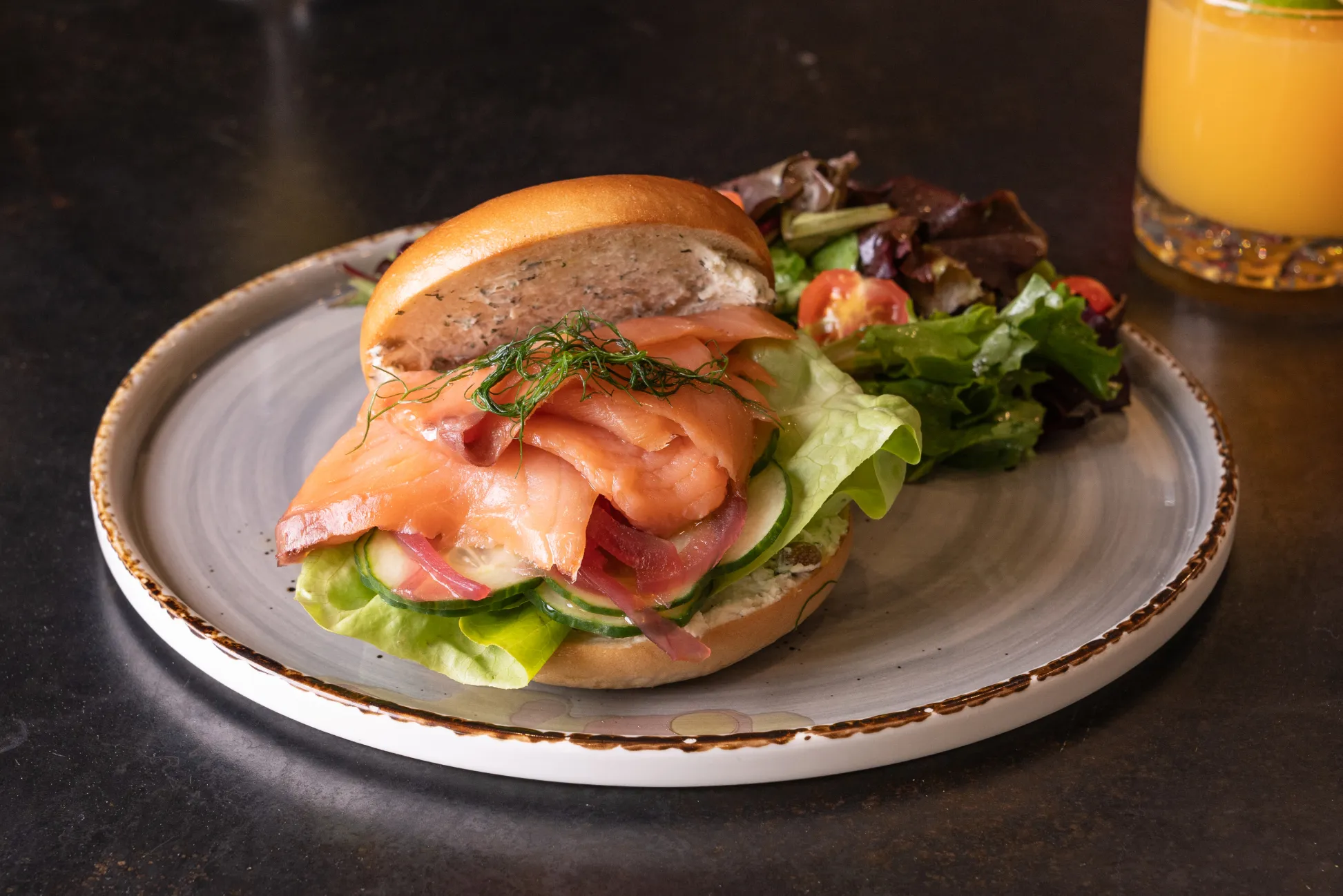 Salmon Bagel
