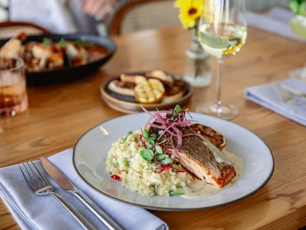 Salmon and Risotto