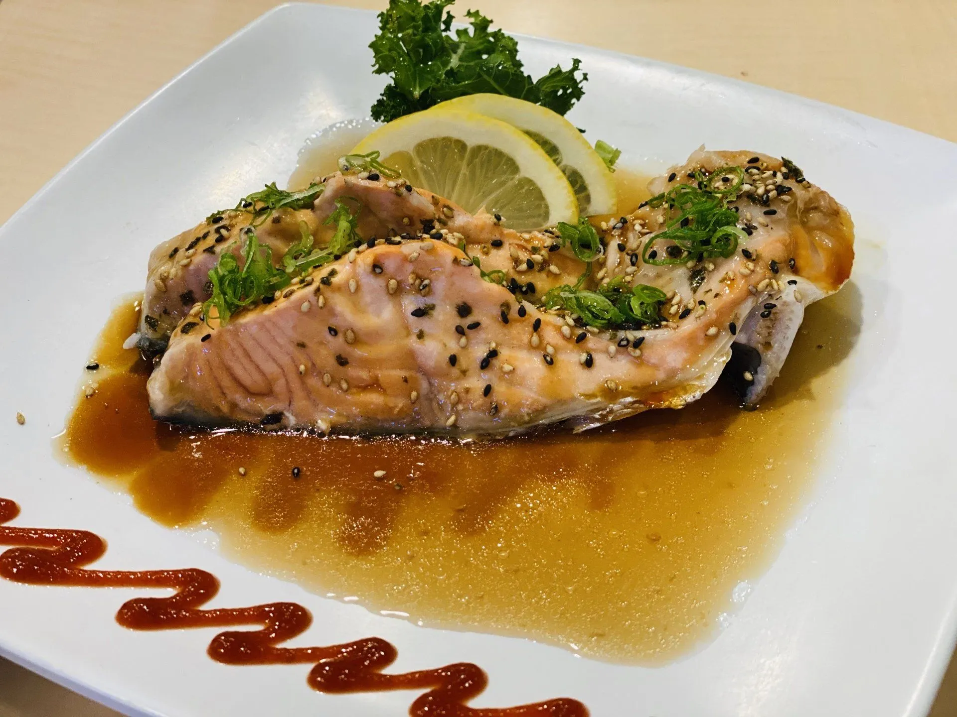 Broiled Salmon Collar