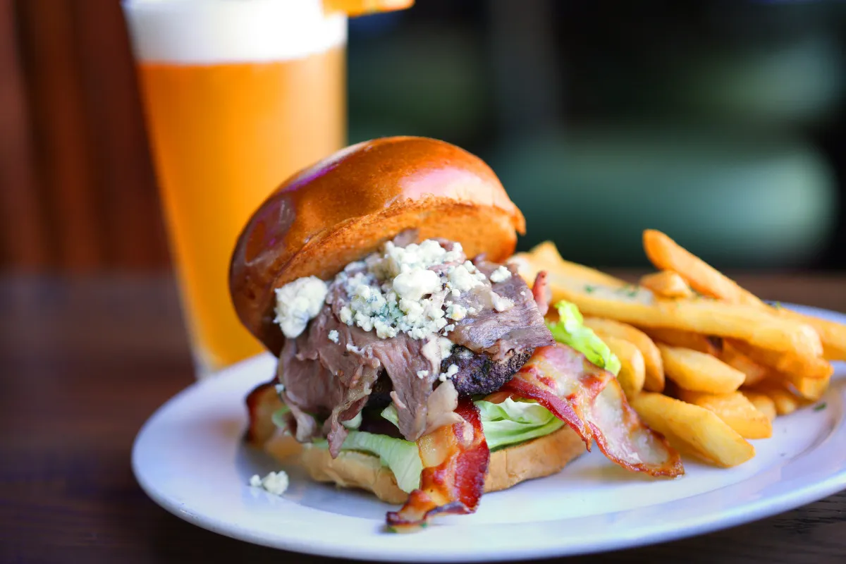 Wagyu & Prime Rib Blue Burger