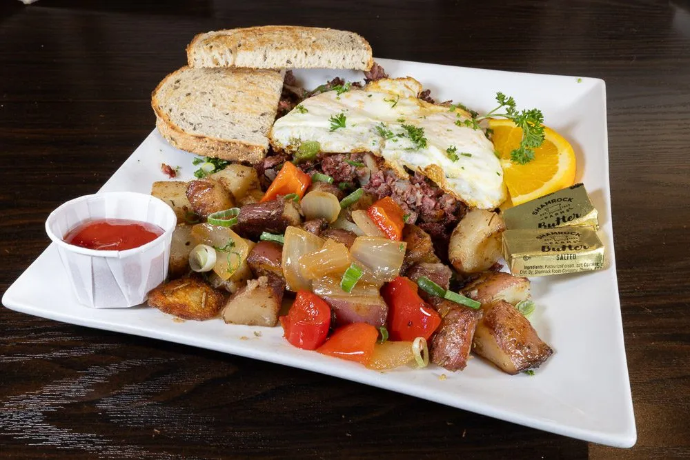 Homemade Corned Beef Hash & 2 Eggs