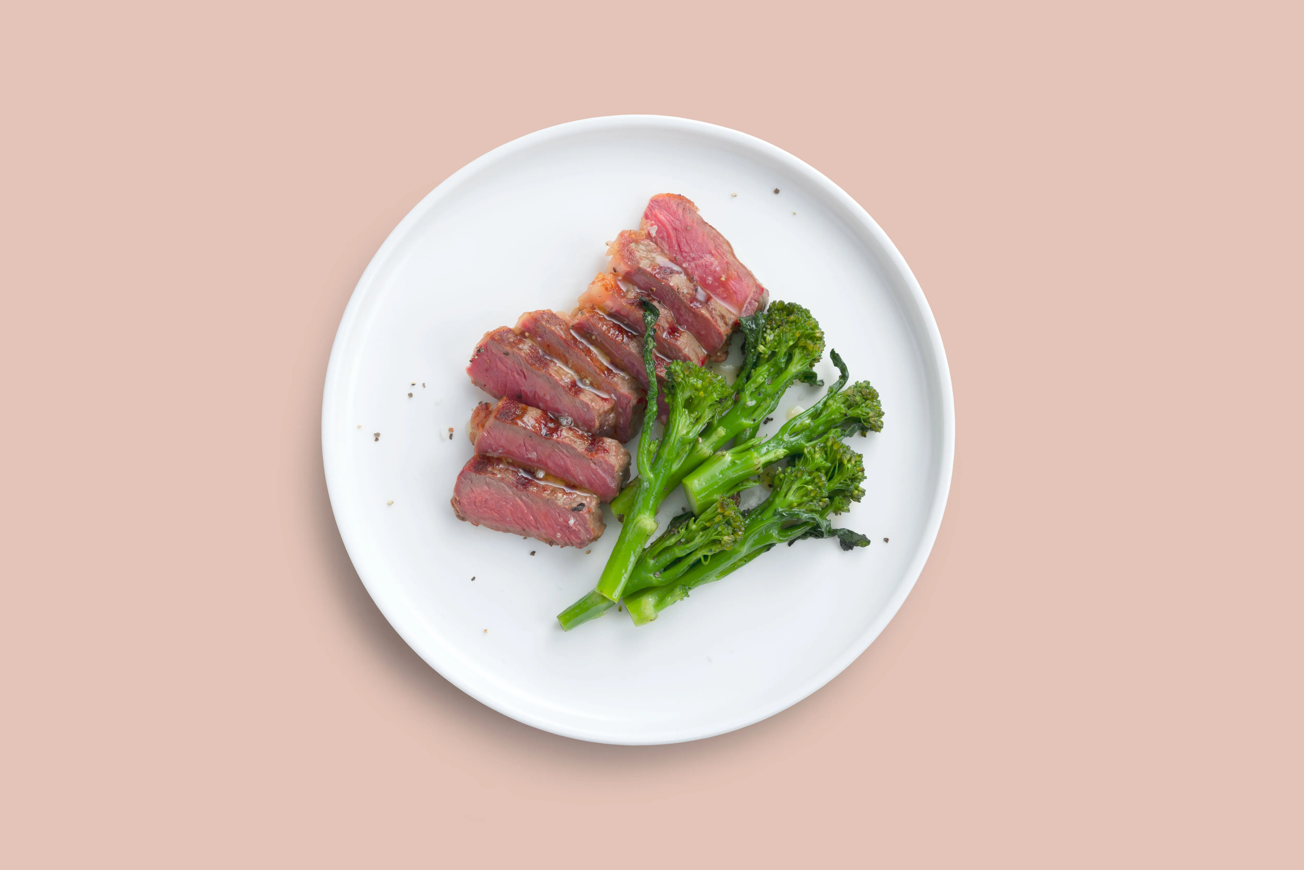 Peanut crusted steak