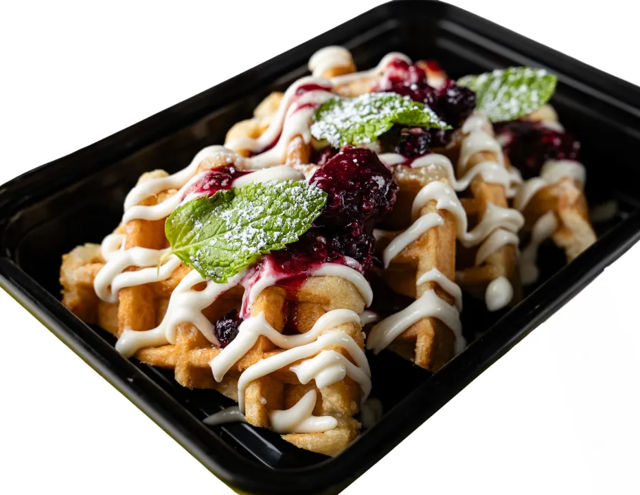 Mixed Berry Cheesecake Waffle