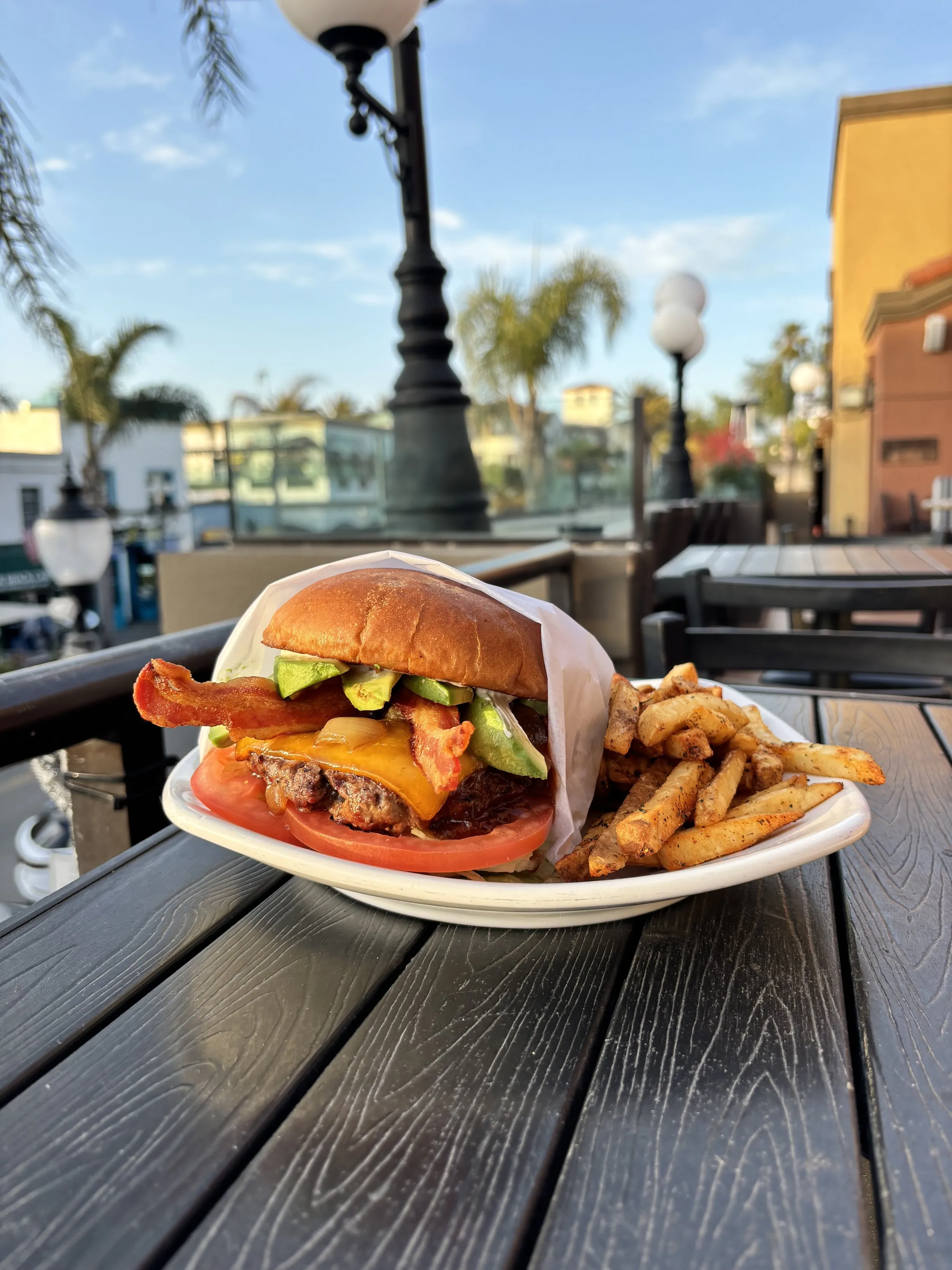Stacked Messy Burgers