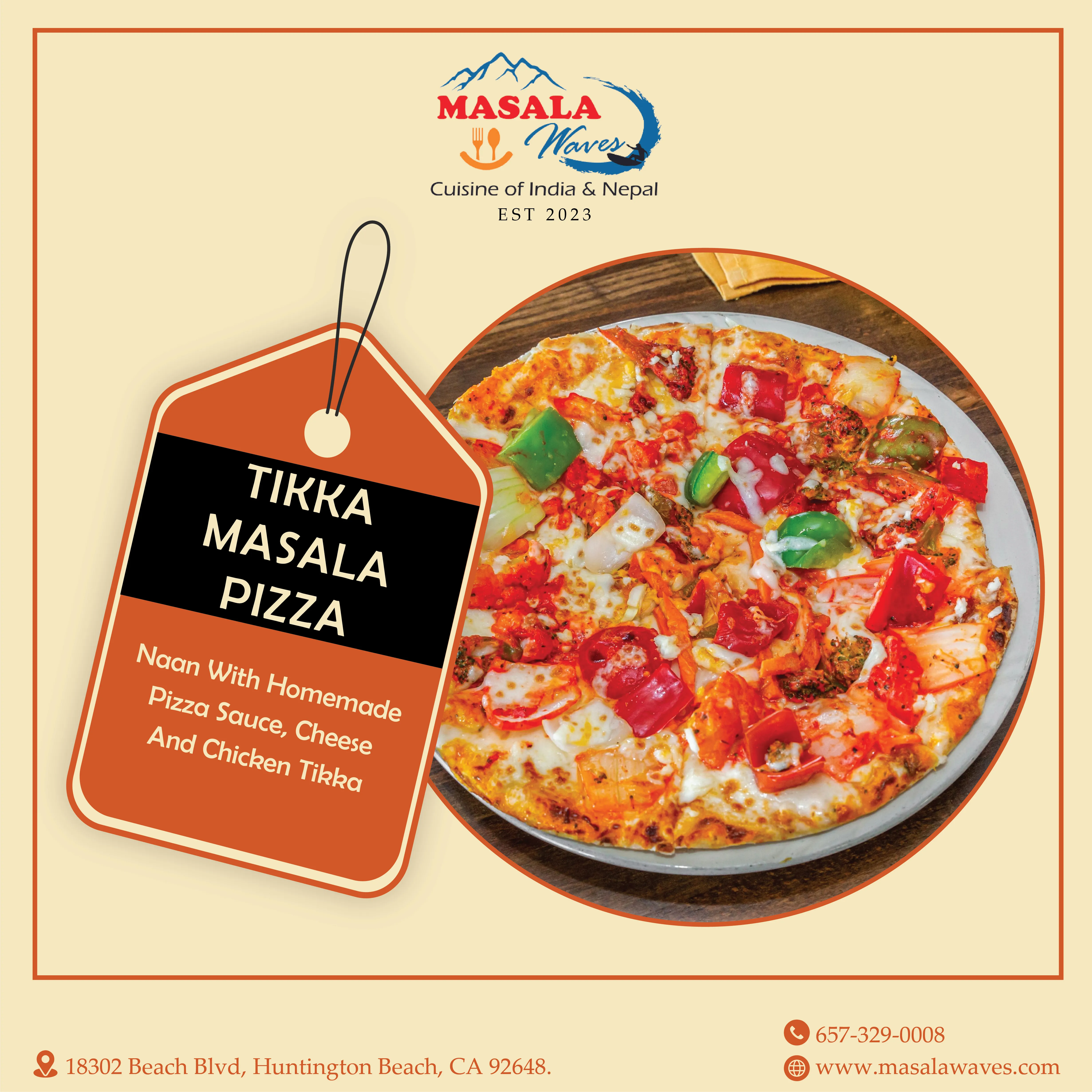 Tikka Masala Pizza