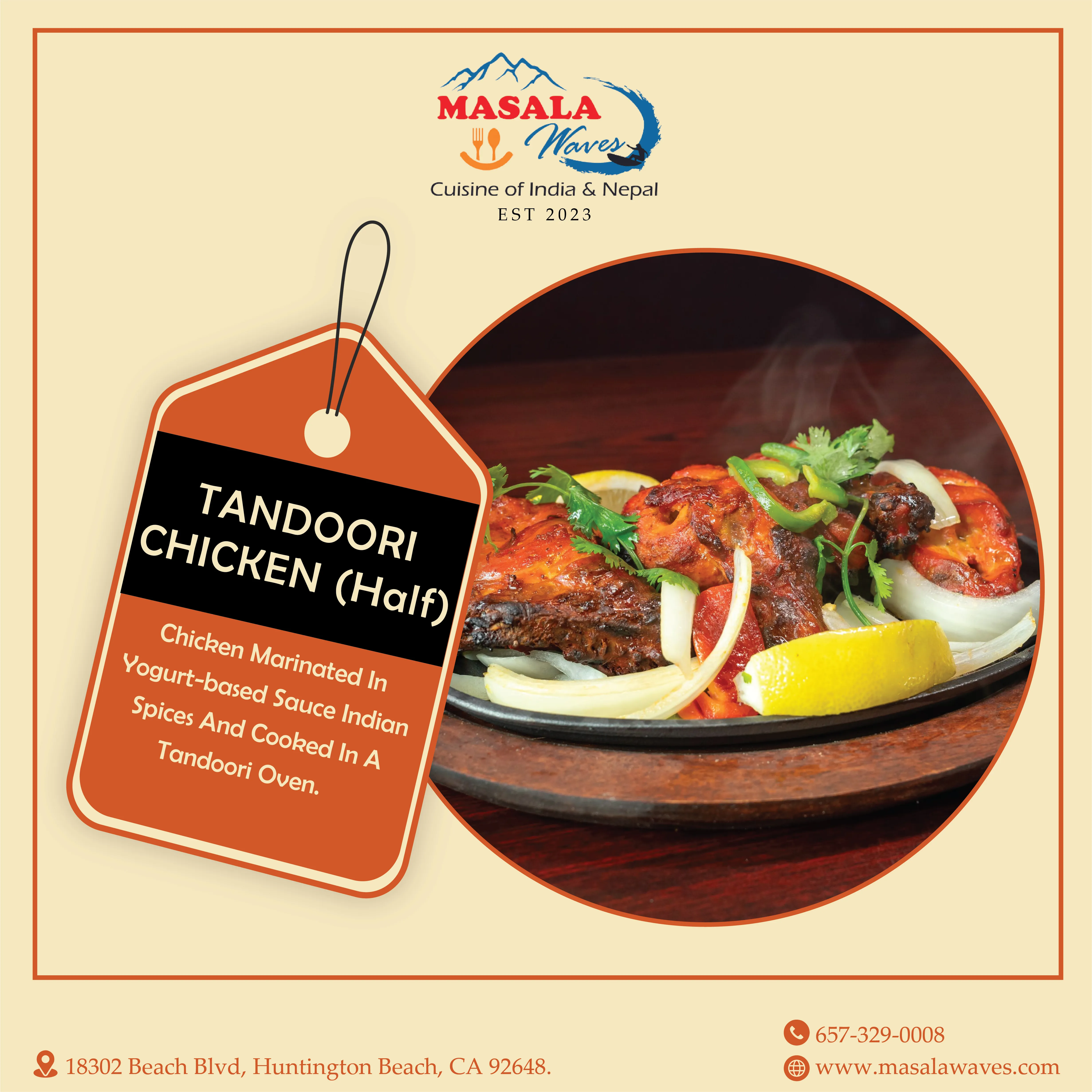 Tandoori Chicken (Half)