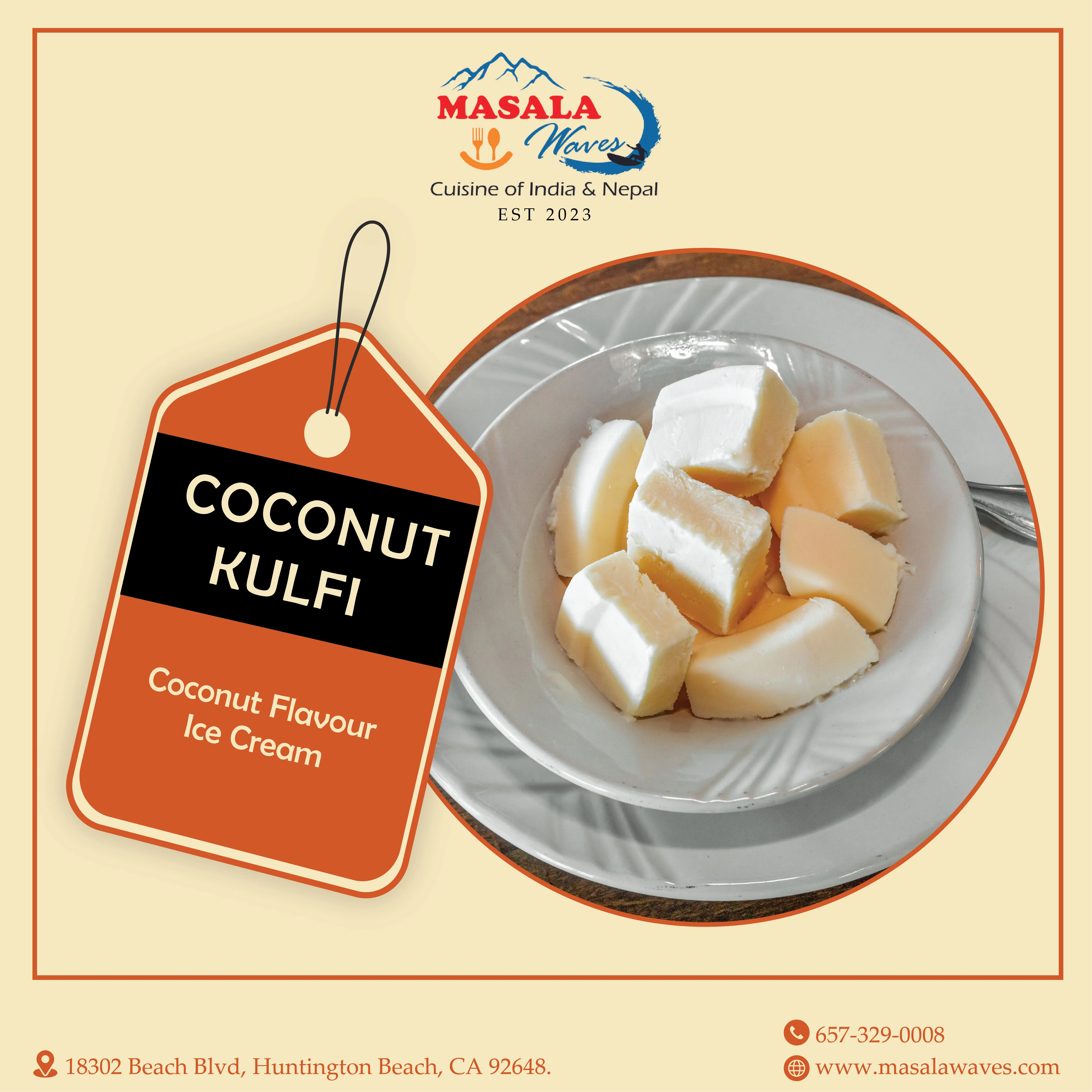 Coconut Kulfi