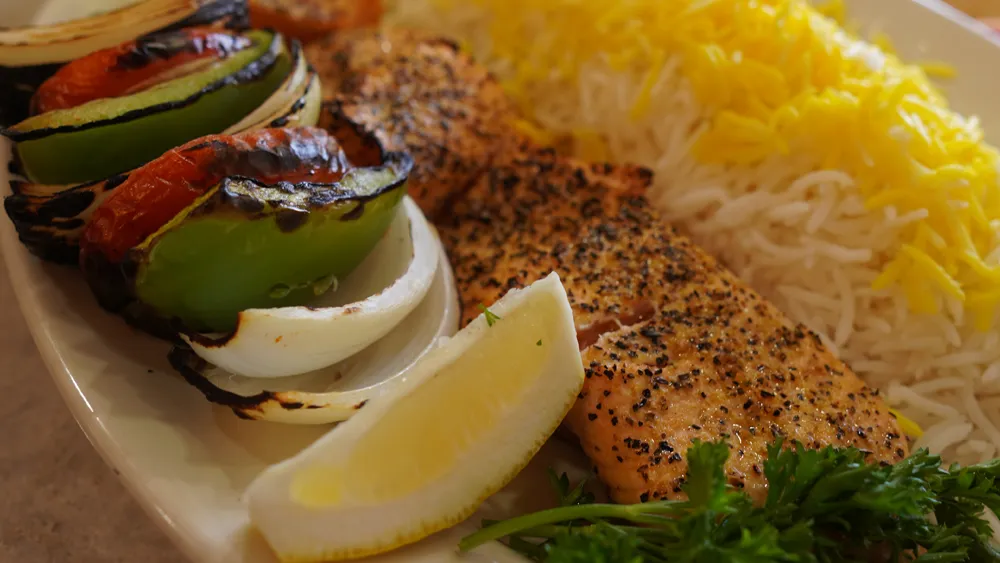 Salmon Fish Kabob