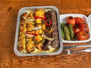 Chicken and Beef Koobideh Combo