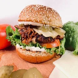Grilled Onion Cheez Burger