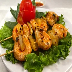 Garlic Shrimp Skewers