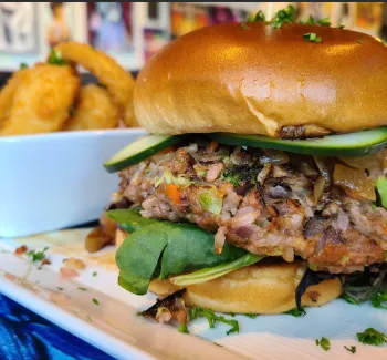 Leu Family Veggie Burger