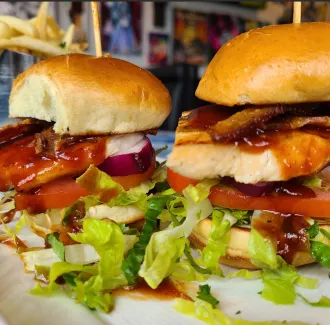 BBQ Chicken Sliders