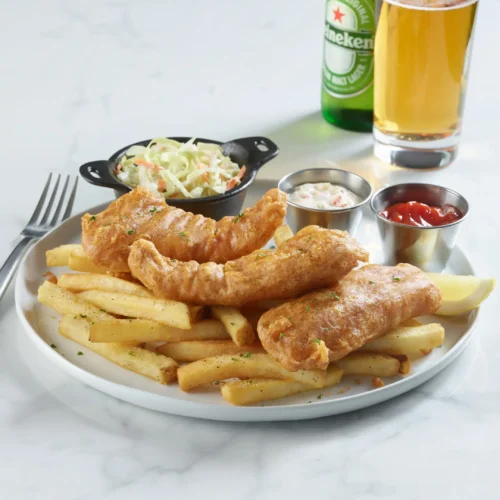 Beer Battered Fish & Chips
