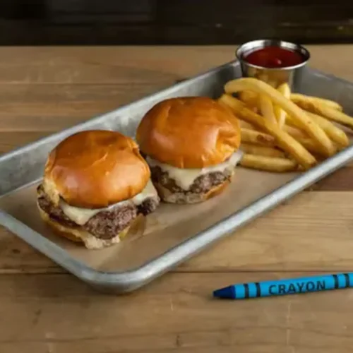 Kids Mini Cheeseburgers & Fries