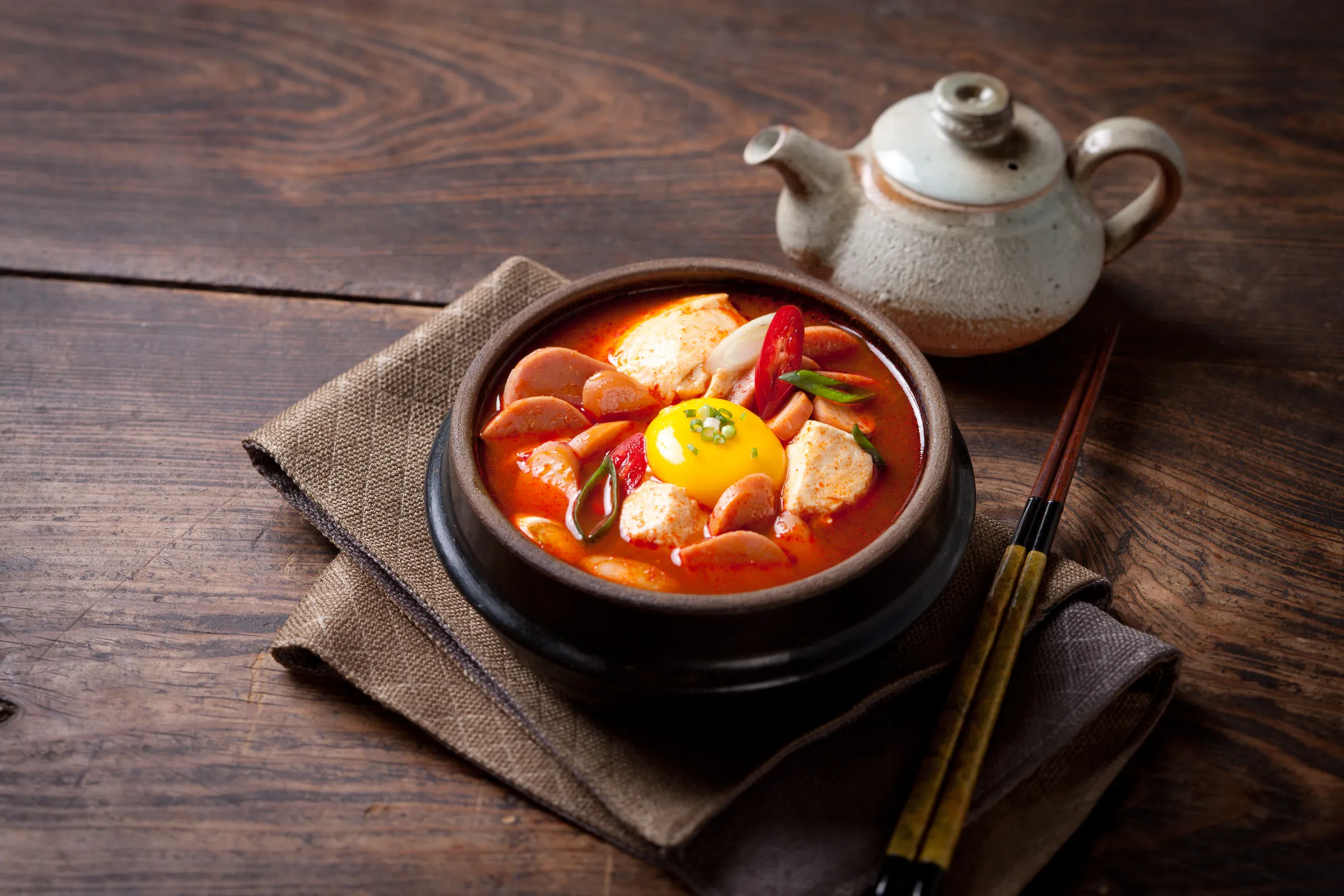 Ham & Sausage Soon Tofu
