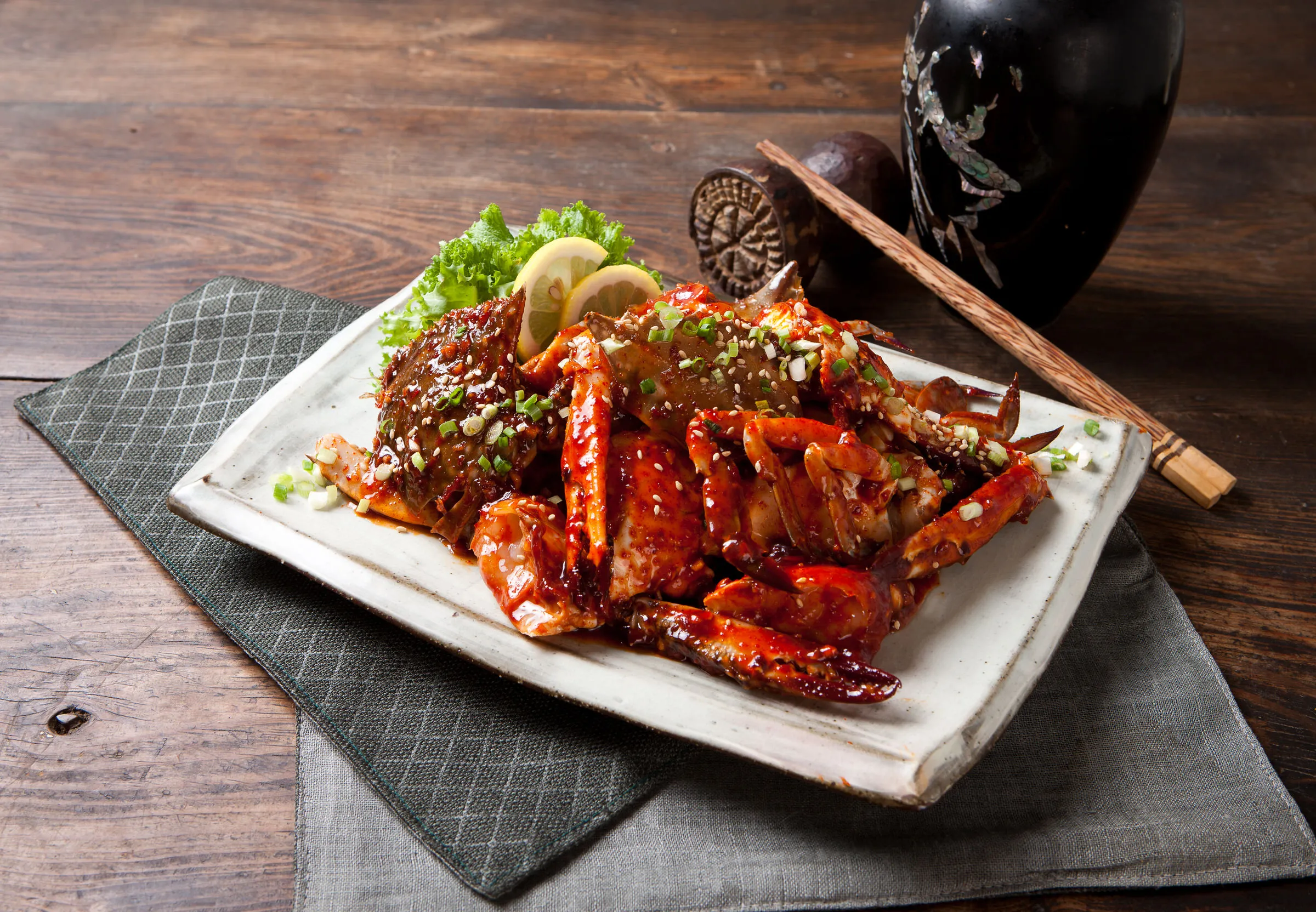 Spicy Raw Crab