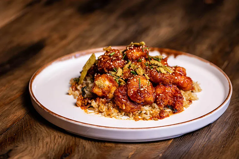 Sweet Sticky Shrimp