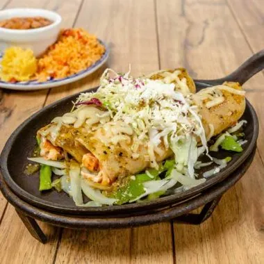Sizzling Chicken Enchiladas