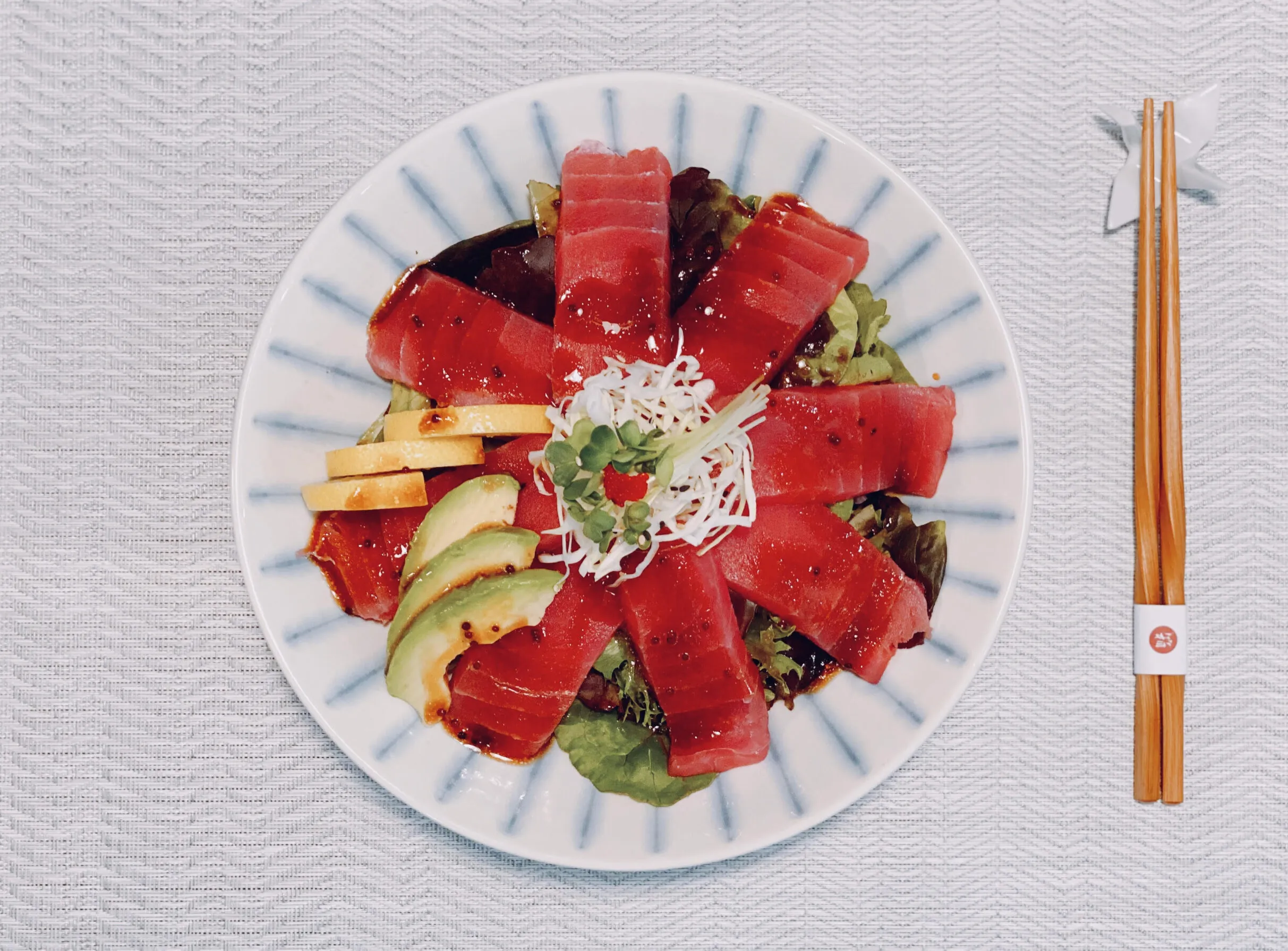 Tuna Sashimi Salad