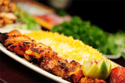 Chicken Kabob (w/bones)
