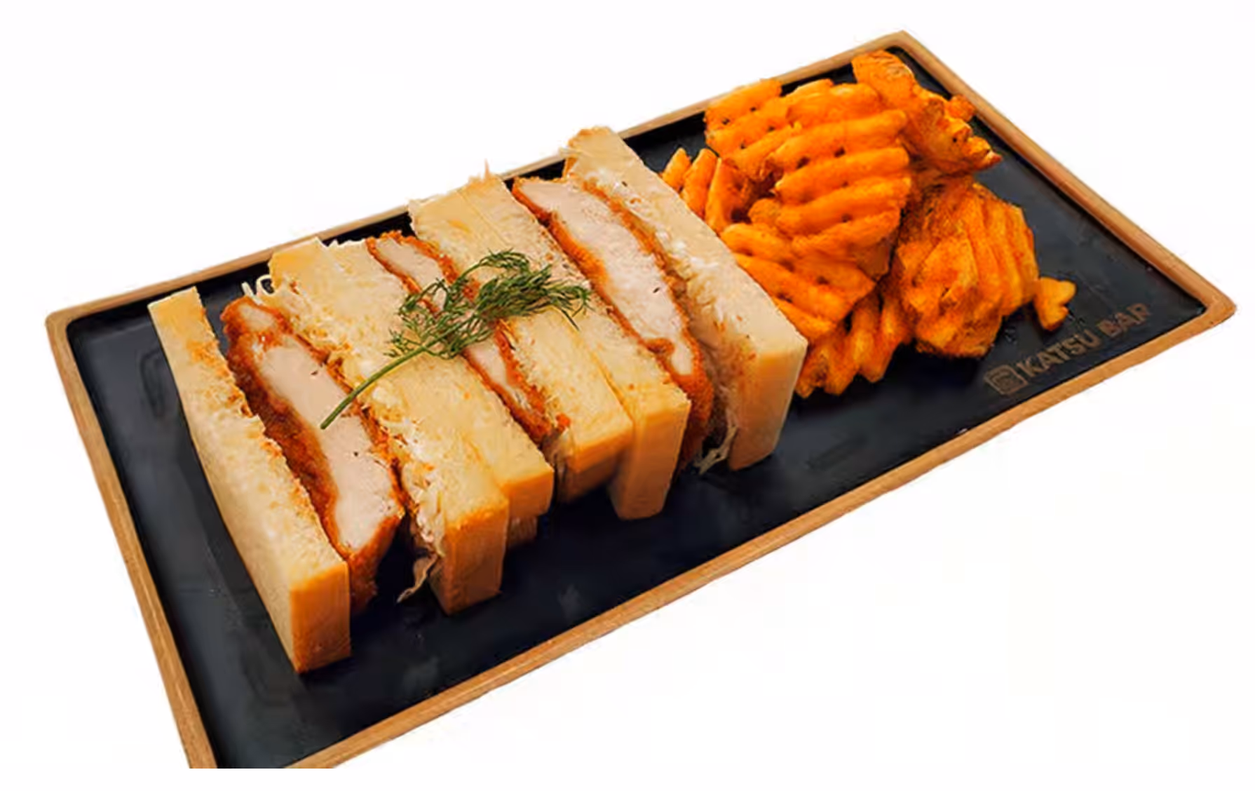 Rosemary Katsu Sando w/ Waffle Fries