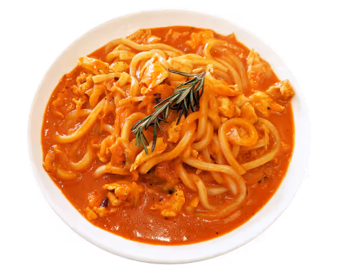 Rosé Spicy Chicken Udon