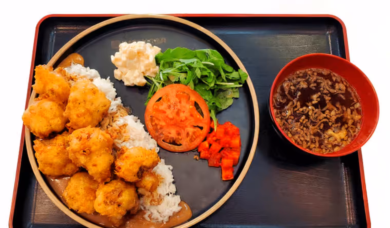 Cauliflower Curry Plate