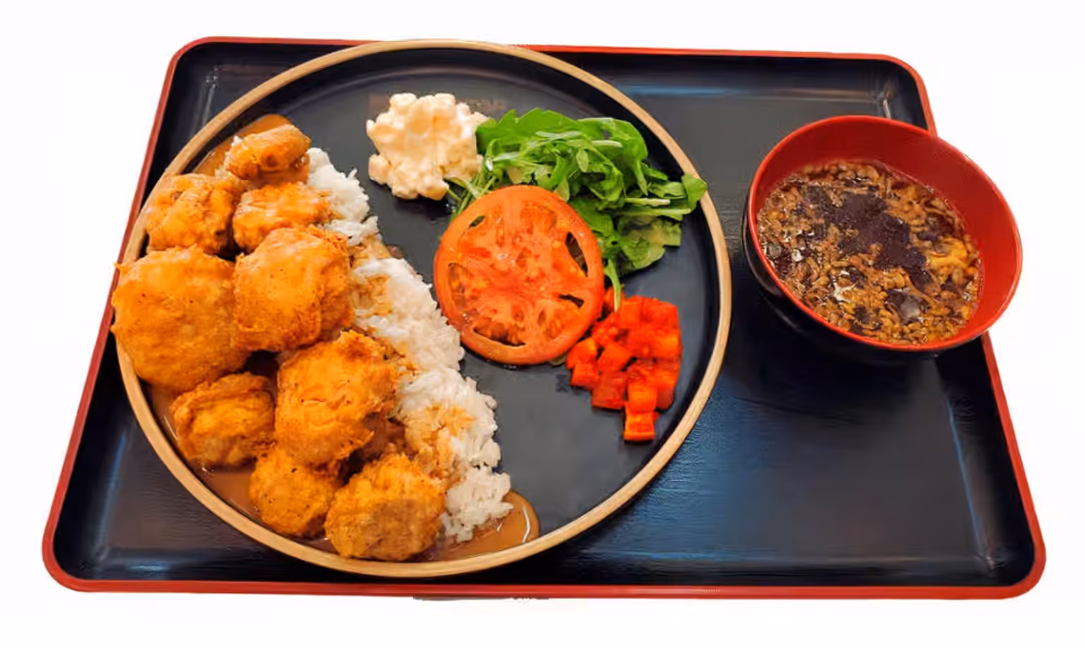 Mushroom Curry Plate