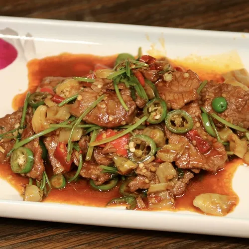 小炒黄牛肉
