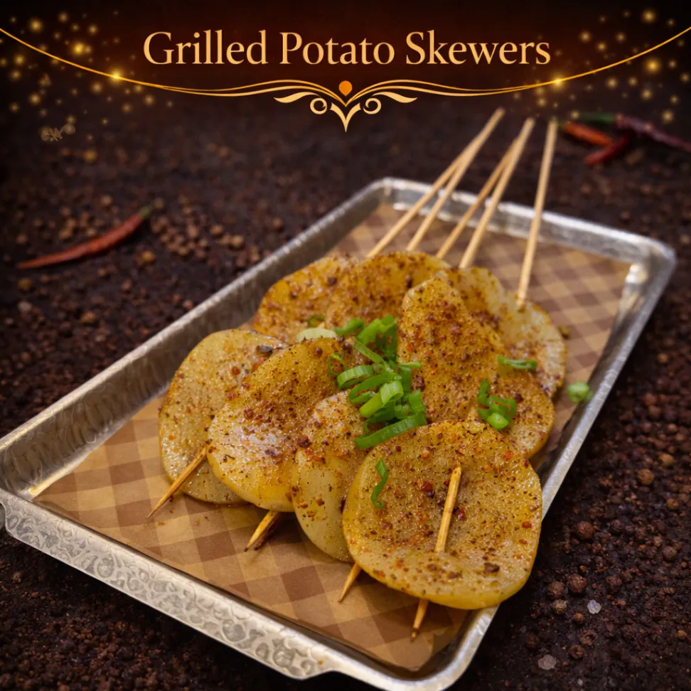 Grilled Potato Slices (5)