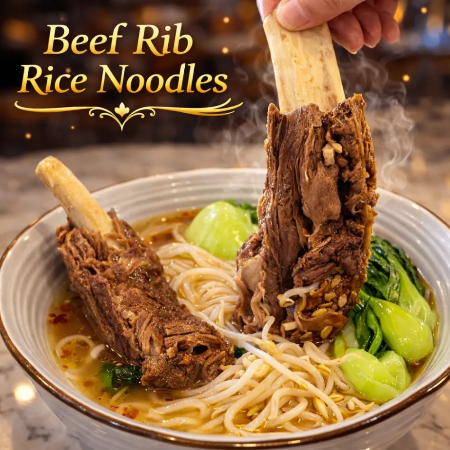 Beef Ribs Rice Noodles