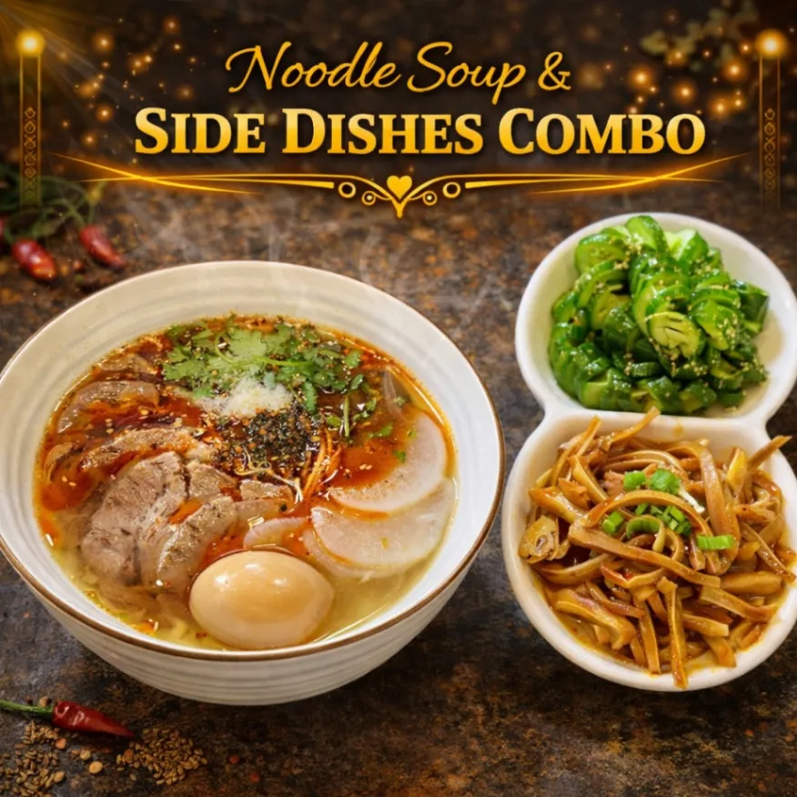 Combo 2 Noodle Soup+ Cold Dish Two Items