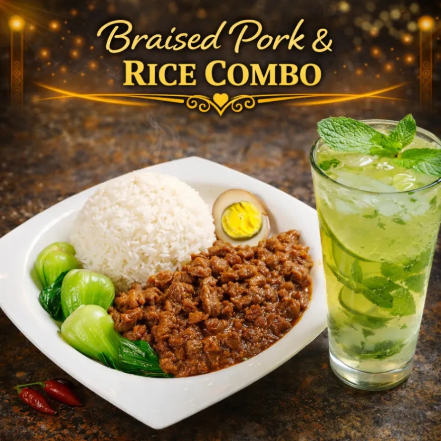 Braised Pork Rice Combo