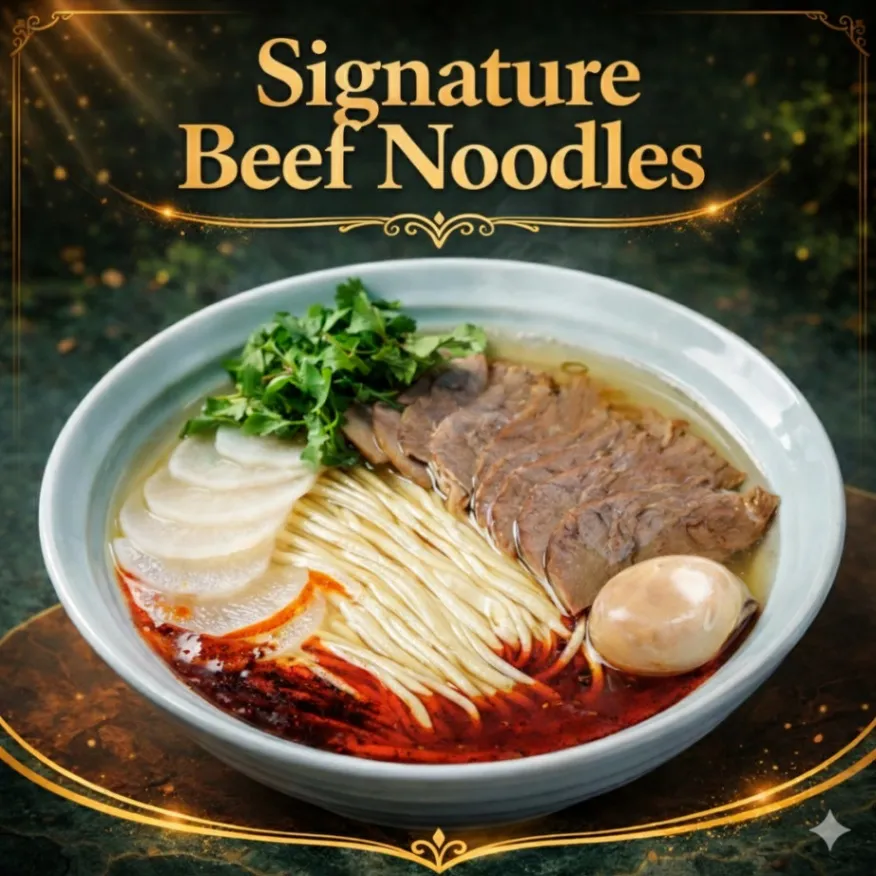 Signature Hand-pulled Beef Noodles