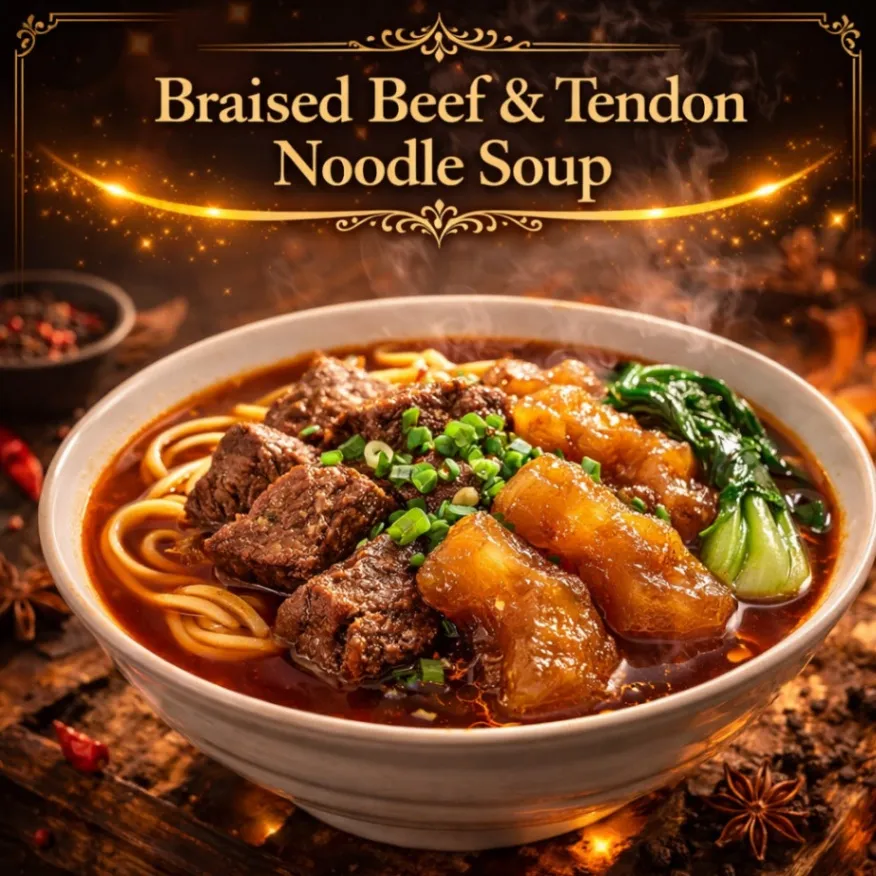 Braised Beef Noodle Soup(half Tendon Half Beef)