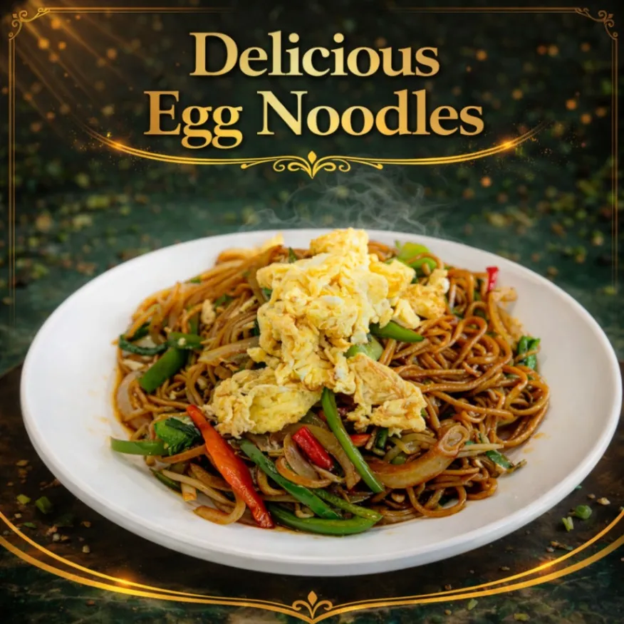 Fried Noodles with Veggies and Egg