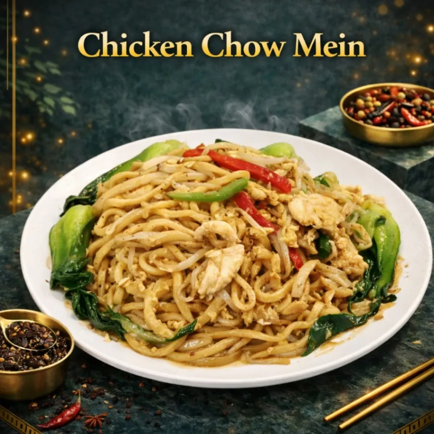 Chicken Fried Noodle with Egg