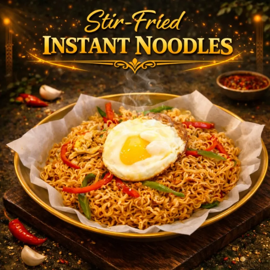 Stir-fried Instant Noodles