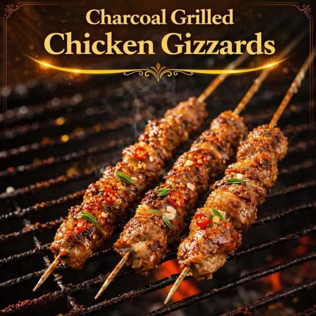 Chicken Gizzard Skewers (3pcs)