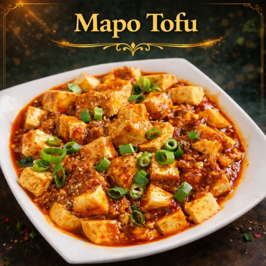 Ma Po Tofu with Ground Pork