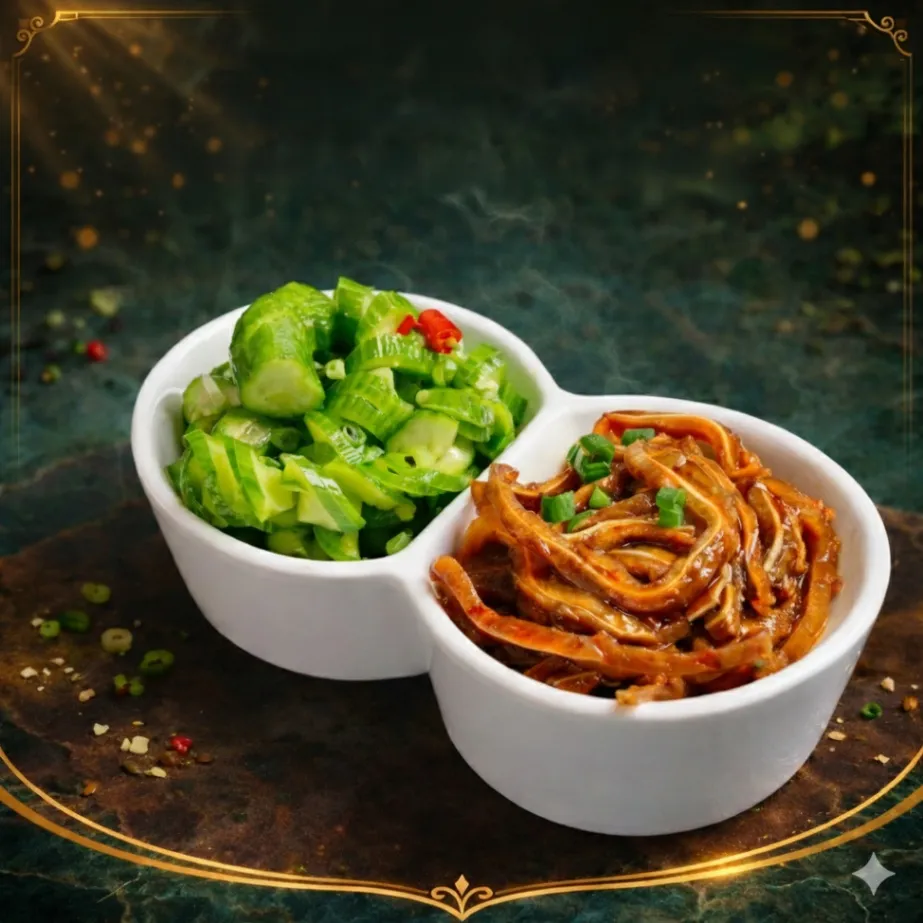 Cold Dish Two Items (one Meat One Vege)