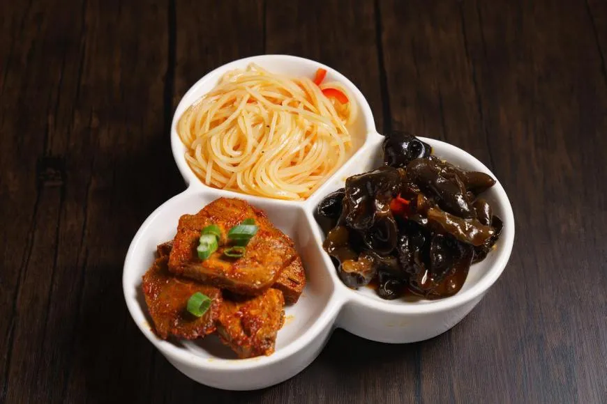 Cold Dish Three Items (one Meat Two Vege)