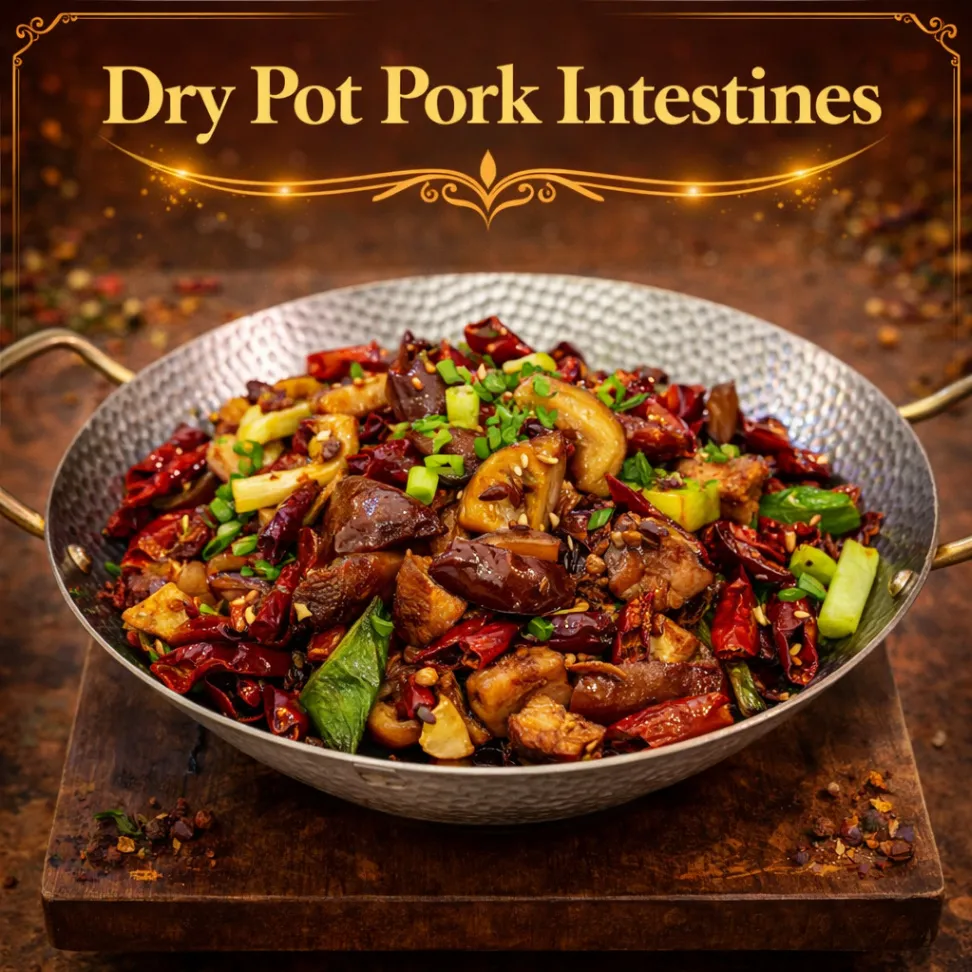Stir-fried Crispy Pork Intestines