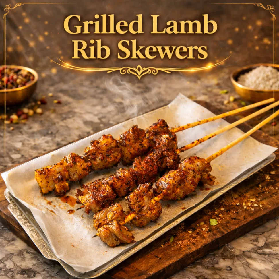 Grilled Lamb Chops (3)