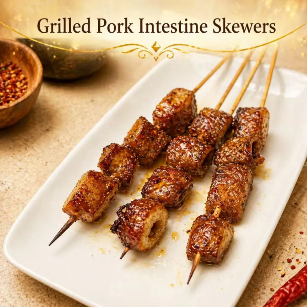 Crispy Grilled Pork Intestines