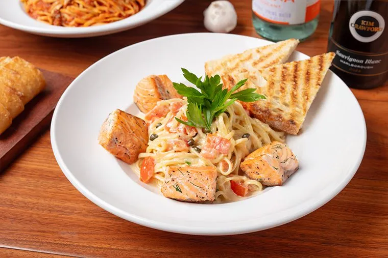Salmon Scampi